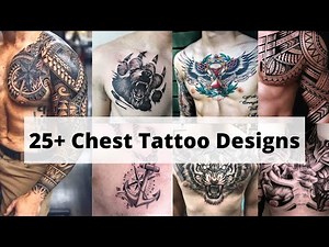 Chest tattoo designs for men | Chest tattoo ideas for men | Simple chest tattoo - Lets style buddy