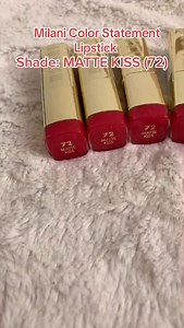 1.8K views | Milani Color Statement Lipstick ❤️✨ Shade: Matte Kiss...