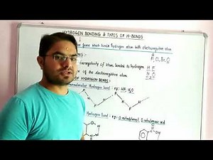 Hydrogen Bonding & Types of Hydrogen Bonding