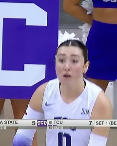 4.3K views · 268 reactions | TCU Volleyball on Reels | Facebook