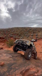 James Jenkins lettin’ her breathe on the wet rock of Sliplock Gultch #winter4x4jamboree | Fullsize Invasion