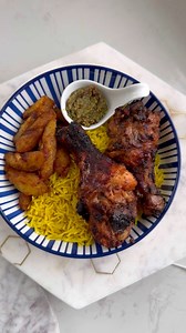 Yellow rice & Grilled chicken | Cuisine 228
