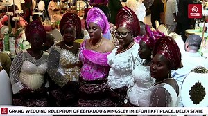 2.9K views · 77 reactions | LIVE NOW: THE GRAND WEDDING RECEPTION OF EBIYADOU & KINGSLEY IMIEFOH | KFT PLACE, DELTA STATE #GbaramatuVoice #Wedding #GbaramatuVoiceTV | GbaramatuVoice TV | Facebook