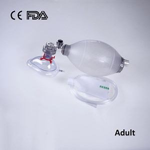 [Hot Item] SEBS Ambu Bag Manual Resuscitator Factory with CE, FDA for Adult Pediatric Children Kids Size with PP Box