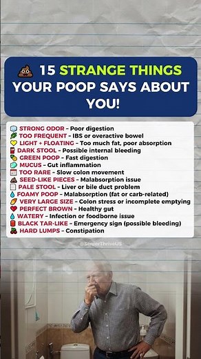 15 Strange Poop Signs Seniors Should Never Ignore