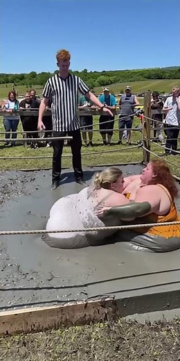 Girls Mud Fight Challenge – Who Will Win This Epic Showdown? 🥊 part 9 #wrestling #wwe #mma