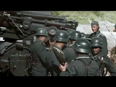 The Flak 88mm gun in action - Original Sound (Intense Footage)