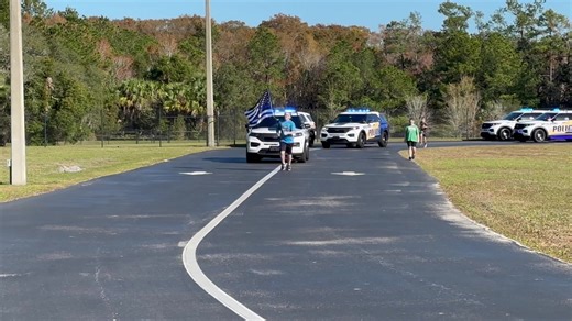 Mile 1,653: Honoring fallen Samburg Police Department (TN) Chief of Police Christopher Byard Cummings with a 1-mile run carrying the Blue Line Flag Youth Runner: Zechariah Middle & East TN Concerns of Police Survivors, C.O.P.S. | Running 4 Heroes Inc.