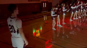 Introduction of the Seaforth boys basketball starters for the game against Chatham Central | Chatham Journal Newspaper