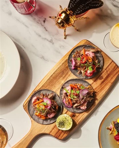 Toro Toro and Chef Richard Sandoval present "Viva Abejas (Long Live Bees)," from March 26 to April 22. 🐝🍸🍯 The menu for this special culinary experience includes garden spritz, coconut ceviche, duck confit tacos and honey vanilla cheesecake, and a portion of all proceeds will be donated to the World Bee Project. Head to our website for menu and OpenTable for reservations. | InterContinental Miami