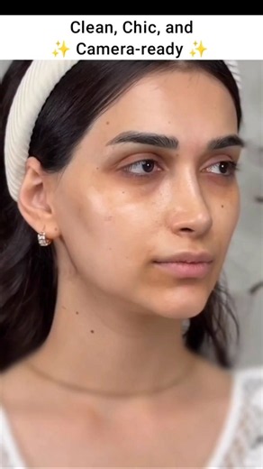 Credit neda.safarpour | timeless nude glam makeup look #shorts #glam #mua #makeuptutorial