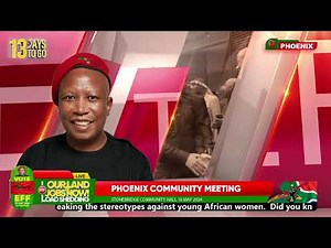 President @Julius_S_Malema Addresses the EFF Community meeting in PHOENIX. #EFFCommunityMeetings