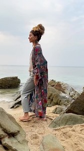 Plus Size Velvet Kimono Duster: Dusky Floral, Handmade Cotton Robe - Mai - Etsy UK