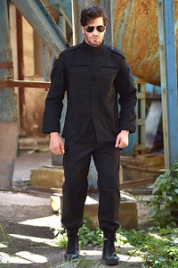 [Hot Item] Acu Black Camouflage Uniform Camo Mens Jacket Uniform T/C 65/35 Custom Combat Uniform