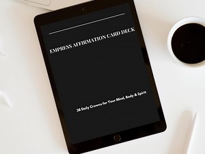 Empress Affirmation Card Deck | 38 Daily Affirmations for Healing, Self-trust & Alignment | Digital PDF Download - Etsy