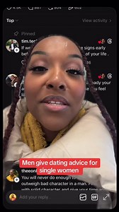 104K views · 36K reactions | #men give #datingadvice to #single women 爛 ￼#datinghack #reactionvids | Christal Luster | Facebook