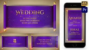 Indian Wedding Scroll Invitation_MOGRT