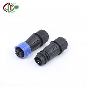 [Hot Item] M16 Self Locking Quick Connect 3 Pin Male Female Plug Socket for Plant Grow Light Power Signal Wire to Wire Waterproof Connector