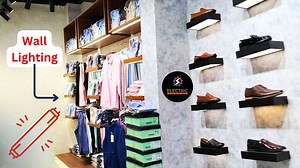 This video in Showroom and Any Fabric Shop in wall wiring full Lighting #electricalwork #Electricwiring | Electric Work Center