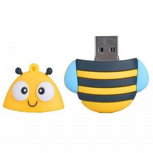[Hot Item] Cartoon Owl Fox Penguin Bee USB PVC Cute Mini Custom USB Flash Drive