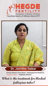 What is the treatment for blocked fallopian tubes? The following video features Dr. Jasmine Salkar, Clinical Head & Consultant-Reproductive Medicine at Hegde Fertility, Malakpet Branch, Hyderabad. She gives you all the information you need about the matter and provides it to you. For one needs to know if planning for a family. To book an appointment call 8880 747474 #Hegde #HegdeFertility #HegdeCare #HegdeSayNever #TopFertilityCenter #HegdeHospital #fertilitycenterinhyderabad #fertility #inferti