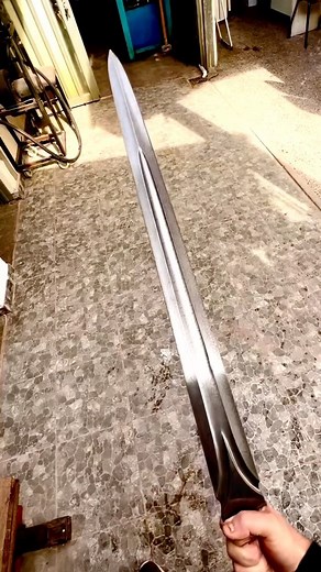 The works of a master bladesmith. The damascus on this blade in the works for BLADE Show from @cas_knives is giving us that warm n’ fuzzy feeling. See it in person and table 12n! | Blade Show