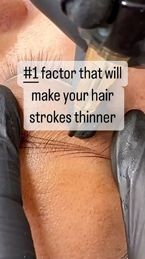 4.5K views · 5 comments | You may be surprised 樂 But your hand movement, your needle choice, your machine speed etc, are nothing without a proper and a good stretch. And the stretch changes upon the area of the brow you are in If you notice in this video you can see a three way stretch, my pinky stretches down to ensure that I open the skin properly and only then my hair stroke is going to be thin  What questions do you have about Nano Brows ⬇️⬇️ | 5StarAcademy | Facebook