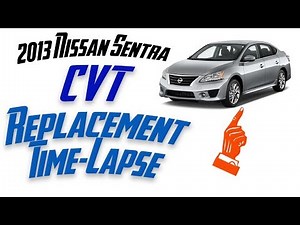 2013 Sentra CVT replacement in under 13 minutes.. time-lapse..