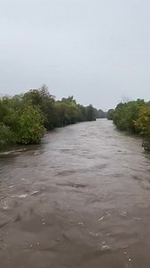 The river is really high at Comrie today . Stay safe everyone. | Strange Places in Scotland