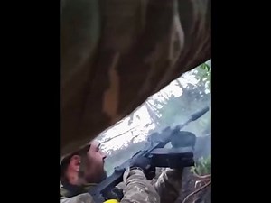 Close-combat trench warfare footage of Georgian Legion repelling a Russian assault on the front lines