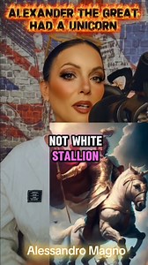 Alexander the great had a unicorn #unicorn #alexanderthegreat #AncientHistory #legend #story #storytime #mythology #cristinabruno | Cristina Bruno
