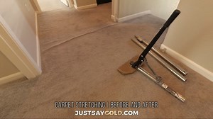 5 comments | Carpet Stretching Repairs In Lincoln CA Today's job was...