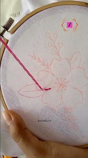 How to embroider BACK STITCH