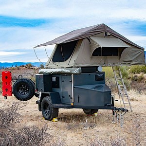 [Hot Item] 2022 Compact Offroad Camping Travel Trailer with Slide out Kitchen