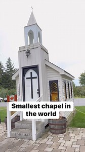Smallest chapel in the world, The Living Water Wayside Chapel, It was built in 1964 by the Niagara Falls Christian Reformed Church. This chapel is famous for being the Guinness Book of World Records holder for the smallest chapel in the World.Feb 21, 2024. #travel #canada #tourist #touristattraction #blessed #guinessworldrecord | Joyce Manzanero Tv