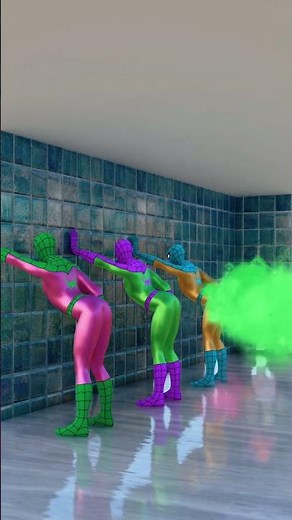 Spider Man Funny Fart Animation #spiderman #3danimation