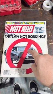 Vintage HOTROD magazine October 1984 let’s go!