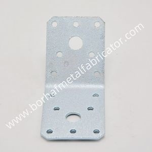 [Hot Item] Black Coated Decorative Truss Tie Flat Connector Anchor Plate for Timber Frame