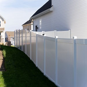 [Hot Item] PVC Solid Privacy Fencing Panel, Plastic Garden Pool House Villa Picket Fence