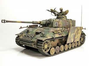 The last PZ IV, with sloped armor (paper panzer)