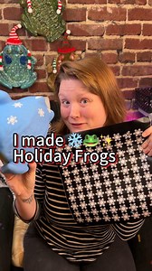 28K views · 773 reactions | Holiday Frog adoption day is Dec 15 at my Frog Factory club ❄️ #potteryprocess #underglazepainting #potterytechniques #ceramicsculpture #frogcore #frogsculpture #christmasfrog | Kalliope Yvonne Ceramics | Facebook