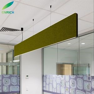 [Hot Item] New Product Office Texture LED 30W 40W 50W Aluminum Hanging Surface Mounted Texture LED Linear Pendant Light