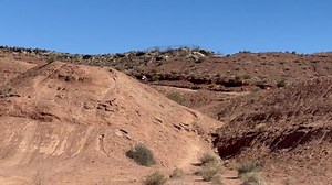 A biker lost control while riding downhill and fell, tumbling to the ground during the descent on the slope. | Jukin Copyright Management | Facebook