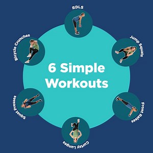 Hit your 30-minute physical activity goal with these 6 quick, 5-minute workouts! 🎉 | Shape Your Future