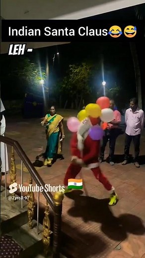 Indian santa dance 🤣😅