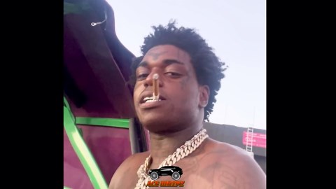 Kodak Black's Dirty Sprite 71 Chevy vert on gold 26" Forgiatos full build