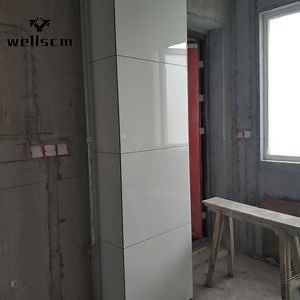 [Hot Item] White Calacatta Stone Vanity Marble Carrara Faux Quartz Countertop Calcutta Tile for Table Tops