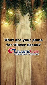 ❄️ Winter break is HERE. ❄️ You worked hard this semester—now it’s time to finally put aside the textbooks, turn off that alarm (bye-bye, 8 AMs 😴), and kick back! Whether you’re with family or friends, binge-watching your favorite shows, or catching up on sleep (we see you 👀 ), enjoy every single second of it! Have a safe and fun break, and we’ll see you back on campus for the Spring semester starting January 21, 2025. ❄️⛄ #collegelife #winterbreak #happyholidays #atlanticcape #communitycolleg