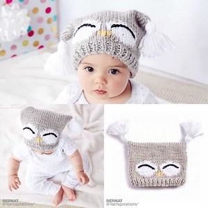 Knit Owl Hat | Yarnspirations - GoodKnit Kisses
