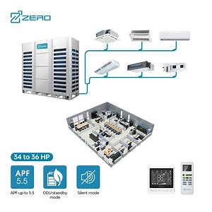 [Hot Item] Restaurant 380V 60Hz Cooling/ Heating 8HP Full DC Inverter Central Vrv Duct Air Conditioner Vrf System